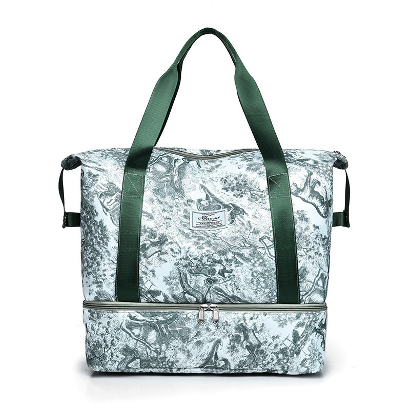 Wholesale Oxford Cloth Cow Pattern Travel Bag